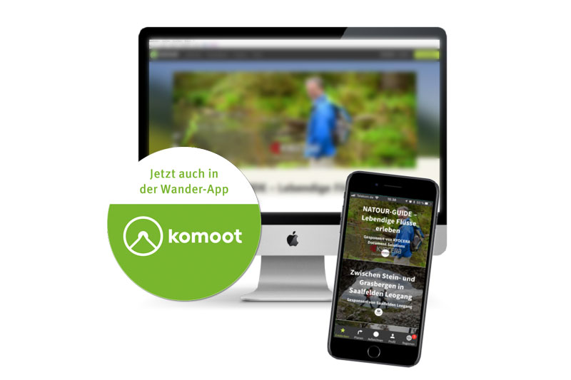 KYOCERA NATOUR-GUIDE – jetzt auch in der Wan­der-App komoot